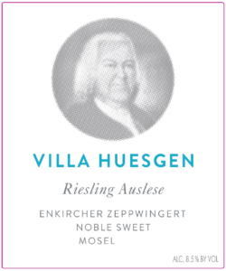 Villa Huesgen Noble Sweet Riesling Auslese Enkircher Zeppwingerz – Front Label – Non-Vintage