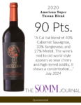 2020 Atlas Peak American Super Tuscan Blend – 90 points, Somm Journal – Accolade Sell Sheet
