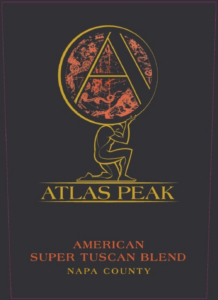 Atlas Peak American Super Tuscan Blend – Front Label – Non-Vintage
