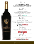 2019 Atlas Peak AVA Cabernet Sauvignon – Accolade Sell Sheet – Accolade Sell Sheet