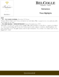 Bel Colle Barbaresco DOCG – Press Highlights
