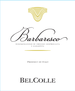 Bel Colle Barbaresco DOCG – Front Label – Non-Vintage