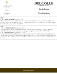 Bel Colle Barolo Bussia – Press Highlights