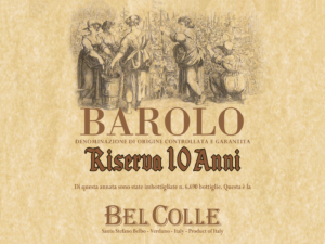 Bel Colle Barolo DOCG Riserva – Front Label – Non-Vintage