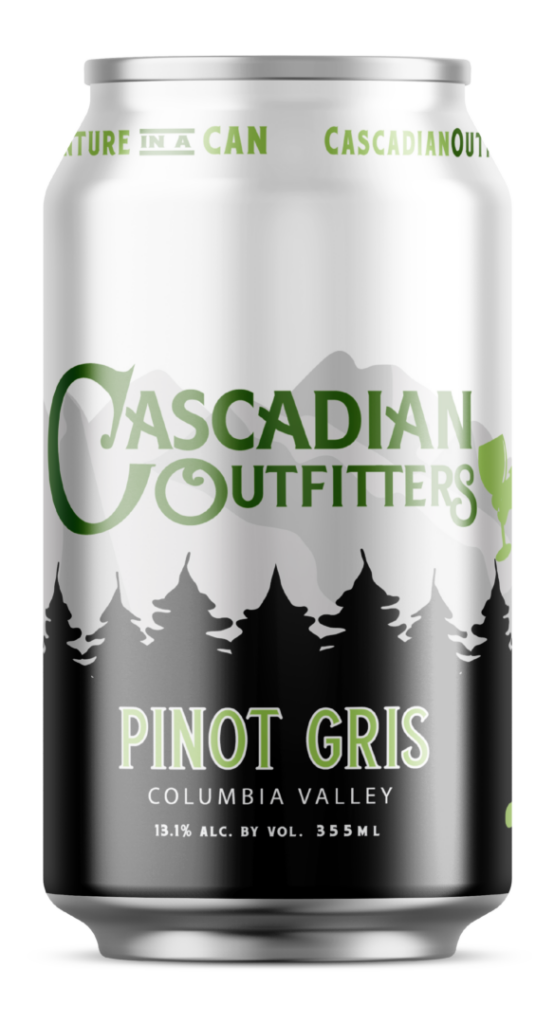 Cascadian Outfitters Pinot Gris 335mL Can Non-Vintage bottle image