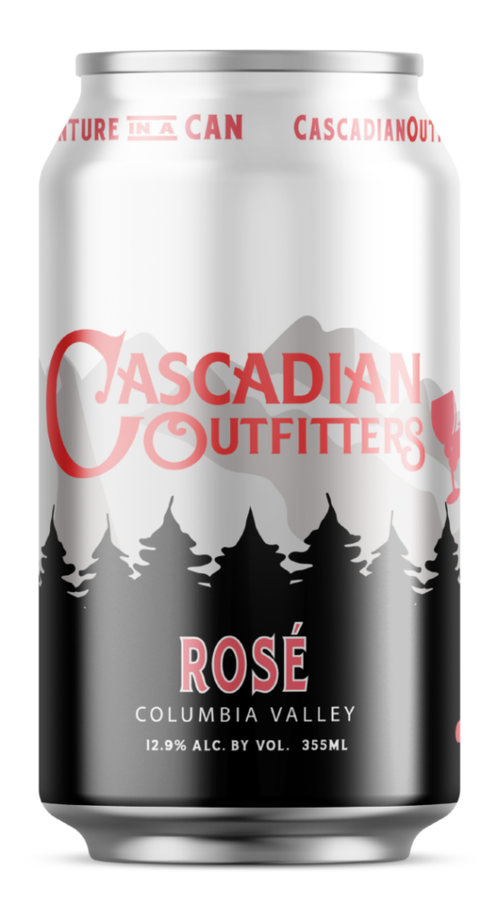 Cascadian Outfitters Rosé 335mL Can Non-Vintage bottle image