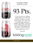 Cascadian Outfitters Rosé 335mL Can – 93 points, Tasting Panel – Accolade Sell Sheet