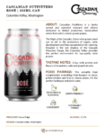 Cascadian Outfitters Rosé 335mL Can – Fact Sheets