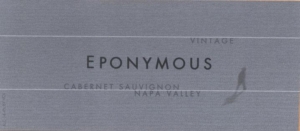 Eponymous Cabernet Sauvignon – Front Label – Non-Vintage