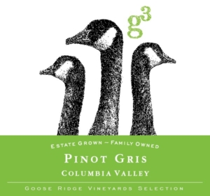 G3 Pinot Gris – Front Label – Non-Vintage