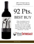 2021 G3 Red Blend – 92 points, Wine Enthusiast – Accolade Sell Sheet