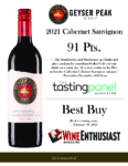2021 Geyser Peak Cabernet Sauvignon – Accolade Sell Sheet