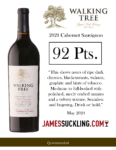 2021 Geyser Peak Walking Tree Cabernet Sauvignon – 92 points, James Suckling – Accolade Sell Sheet