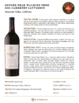 2021 Geyser Peak Walking Tree Cabernet Sauvignon – Fact Sheet
