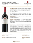 2022 Ironstone Cabernet Sauvignon – Fact Sheet
