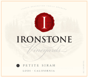 Ironstone Petite Sirah – Front Label – Non-Vintage