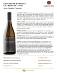 2021 Ironstone Reserve Chardonnay – Fact Sheet