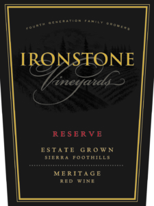 Ironstone Reserve Meritage – Front Label – Non-Vintage