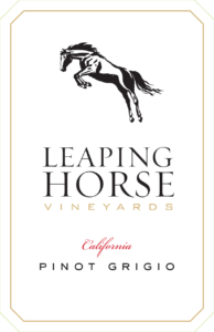 Leaping Horse Pinot Grigio – Front Label – Non-Vintage