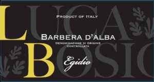 Luca Bosio Barbera d’Alba ‘Egidio’ – Front Label – Non-Vintage