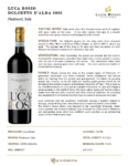 2022 Luca Bosio Dolcetto d’Alba DOC – Fact Sheet