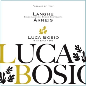 Luca Bosio Langhe Arneis DOC – Front Label – Non-Vintage