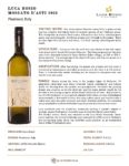 2023 Luca Bosio Moscato d’Asti DOCG – Fact Sheet