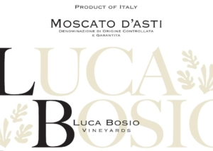Luca Bosio Moscato d’Asti DOCG – Front Label – Non-Vintage