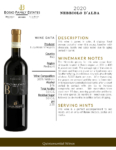 2020 Luca Bosio Nebbiolo d’Alba – Fact Sheet