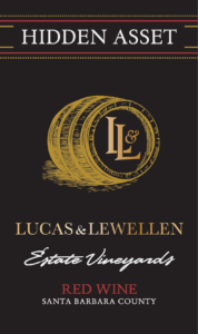 Lucas & Lewellen Hidden Asset Red Wine – Front Label – Non-Vintage