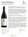 2021 Lucas & Lewellen Pinot Noir – Fact Sheet
