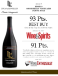 2017 Lucas & Lewellen Pinot Noir Goodchild High 9 – Accolade Sell Sheet