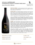 2019 Lucas & Lewellen Pinot Noir Goodchild High 9 – Fact Sheet