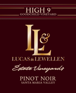 Lucas & Lewellen Pinot Noir Goodchild High 9 – Front Label – Non-Vintage