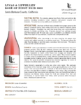 2022 Lucas & Lewellen Rosé of Pinot Noir – Fact Sheet