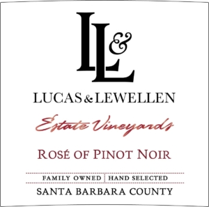 Lucas & Lewellen Rosé of Pinot Noir – Front Label – Non-Vintage