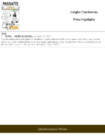 Passato Organic Langhe Chardonnay – Press Highlights