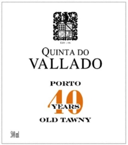 Quinta do Vallado 40 Year Old Tawny – Front Label