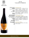 2018 Quinta do Vallado Superior Douro Red – Fact Sheet