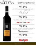 2019 Quinta do Vallado Touriga Nacional – Accolades Sell Sheet