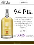 Quinta do Vallado White Port – 94 points, James Suckling – Accolade Sell Sheet
