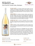 2023 Revelation Chardonnay – Fact Sheet
