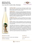 2023 Revelation Riesling – Fact Sheet