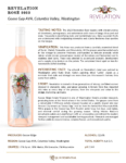 2023 Revelation Rosé – Fact Sheet
