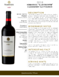 2018 Simonsig ‘Labyrinth’ Cabernet Sauvignon – Fact Sheet