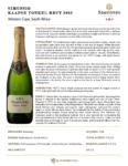 2022 Simonsig Kaapse Vonkel Brut – Fact Sheet