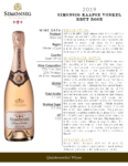 2019 Simonsig Kaapse Vonkel Brut Rose – Fact Sheet