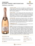 2021 Simonsig Kaapse Vonkel Brut Rose – Fact Sheet