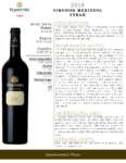 2018 Simonsig Merindol Syrah – Fact Sheet