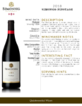 2018 Simonsig Pinotage – Fact Sheet